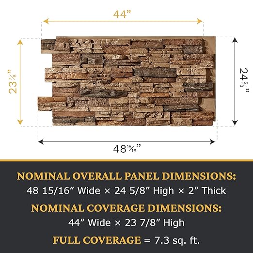 AZ Faux High-Density Polyurethane Faux Stone Wall Covering Panels - Image 3