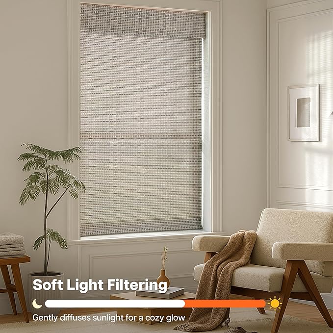 LazBlinds Cordless Bamboo Roman Shades - Image 5