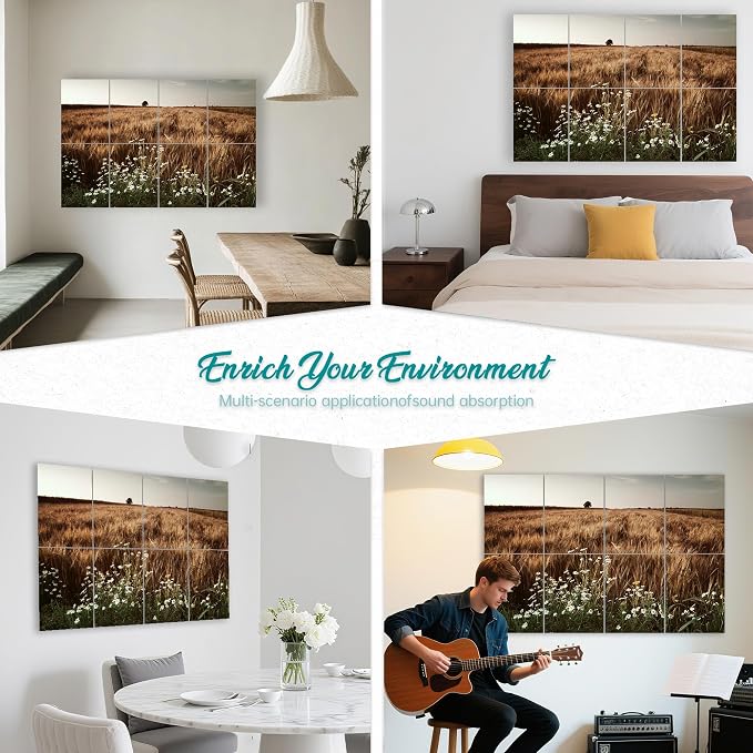 Mollywell Art Acoustic Panels, Sound Proofing, Wall Decoration, Suitable - Image 6