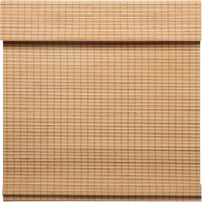 LUCKUP Cordless Bamboo Roman Blinds Shades - Image 8