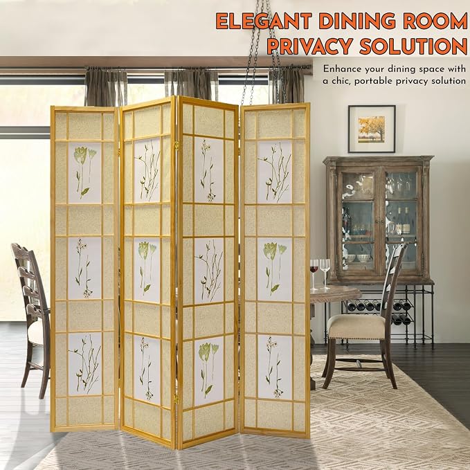 Legacy Decor 4 Panels Room Divider - Image 3