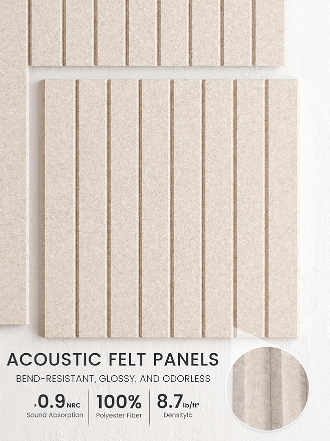 Bumusty Large Cork Board Alternative-48 x 36" Felt Bulletin Board Tiles - Image 3