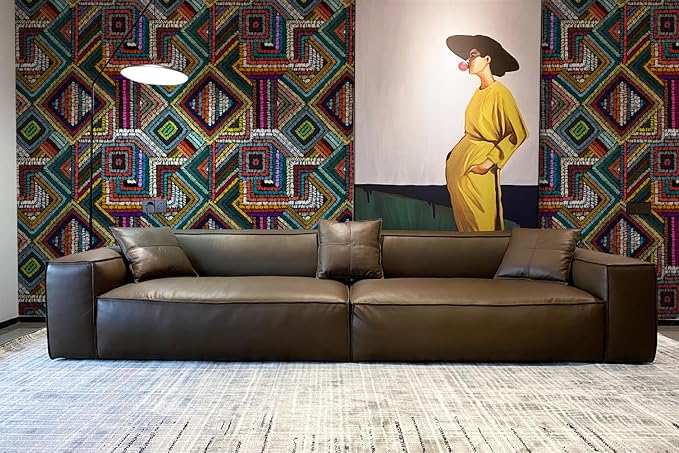 Retro Textured Peel and Stick Wallpaper Geometric Patchwork color Mosaic - Image 5