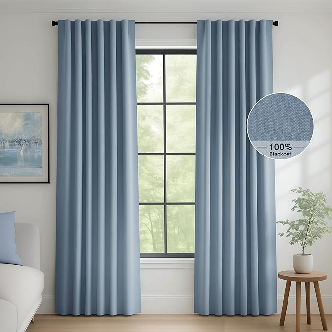 FMFUNCTEX 100% Blackout Curtains - Image 2