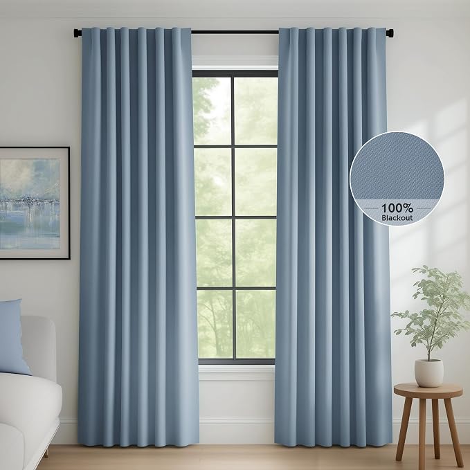 FMFUNCTEX 100% Blackout Curtains - Image 2