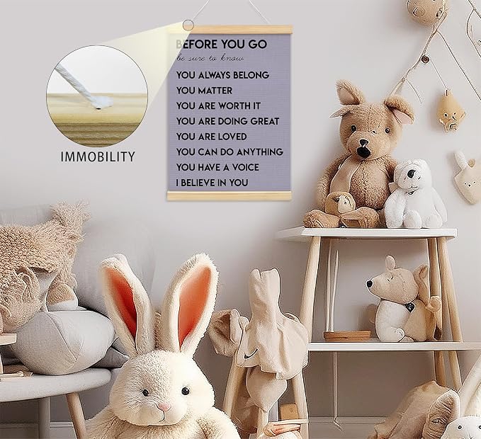 Mental Health Positive Affirmations Inspirational Wall Art Decor, Therapist - Image 5