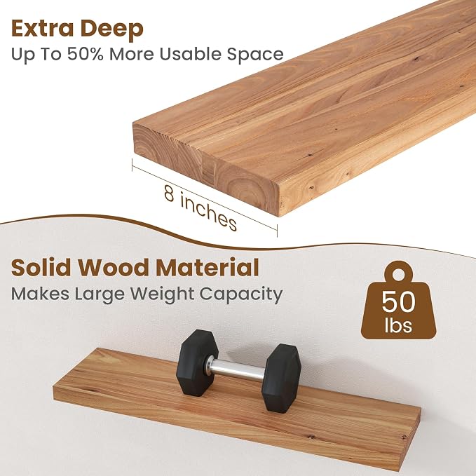 Floating Shelves for Wall Decor, Wall Shelves - Image 5