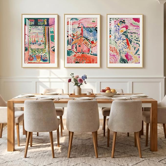 Large Framed Matisse Wall Art for Living Room, Vintage Retro Aesthetic Wall - Image 3