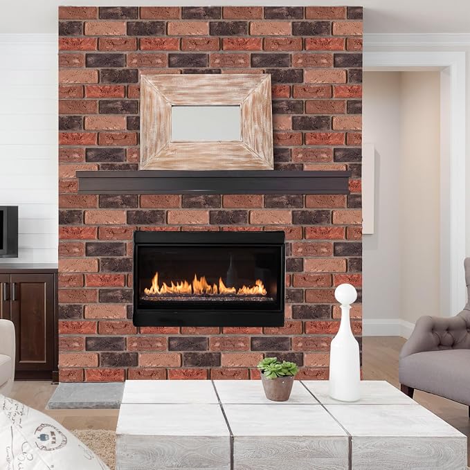 3D Wall Panels Peel and Stick, Faux Brick, Waterproof Self Adhesive Decorative - Image 6