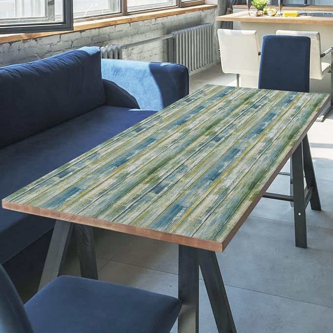practicalWs 35.4''x 118'' Distressed Wood Wallpaper Self-Adhesive Peel and - Image 6