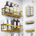 EUDELE 5-Pack Rustproof Stainless Steel Shower Caddy – No Drill Adhesive by EUDELE