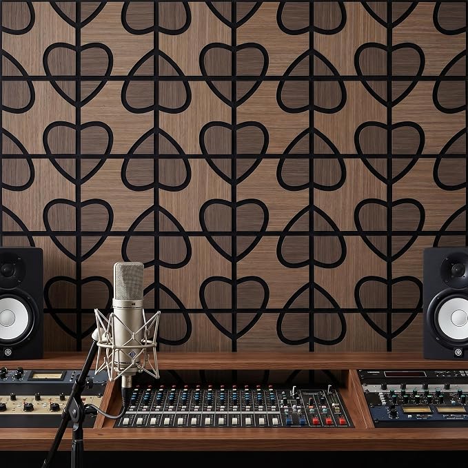 Acoustic Wood Slat Panels, 3D Fluted Wood Panel Sound Absorbing Panel - Image 7