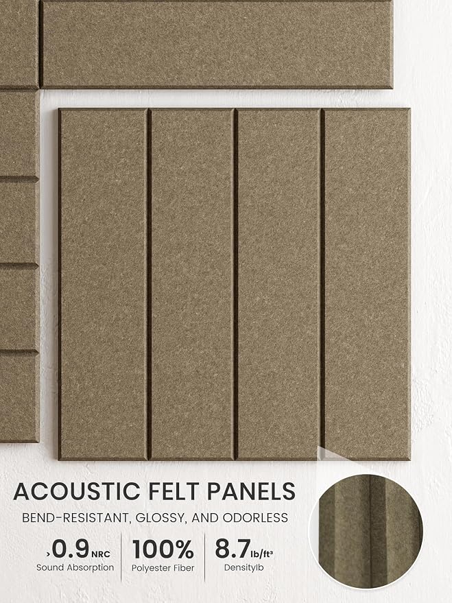 Bumusty Large Cork Board Alternative-36 x 24" Felt Bulletin Board Tiles - Image 3