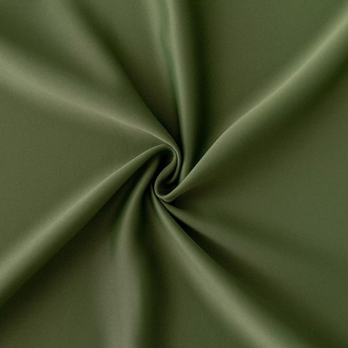 IGEMAEVE Olive Green Curtains 84 Inch Length 2 Panels Set, Light Filtering - Image 6
