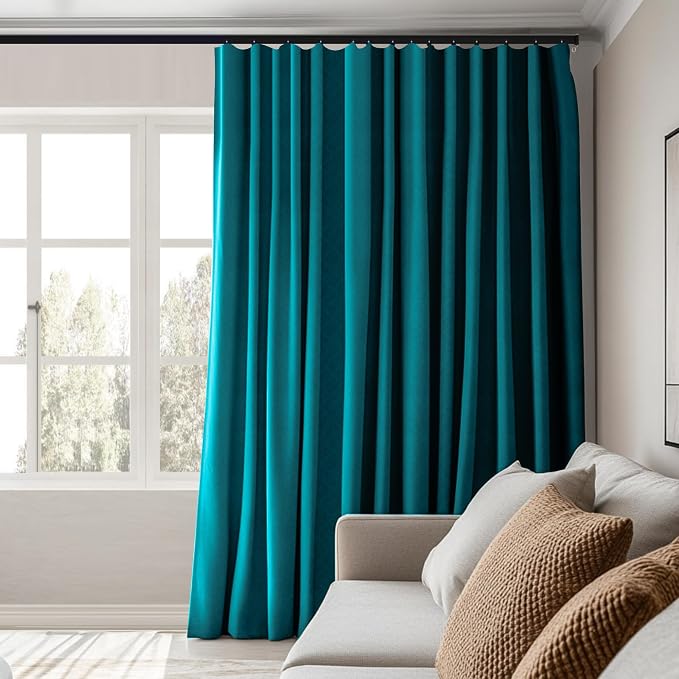 MaKefeile Room Divider Curtains Total Blackout Privacy Curtain Panel Room - Image 5