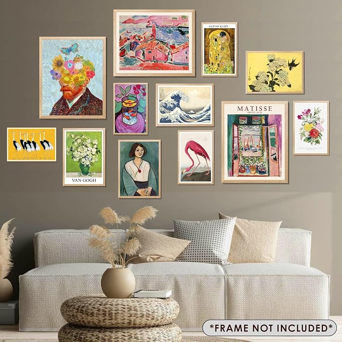 LANCHI95 12 Pcs Eclectic Wall Decor, Eclectic Home Decor, Maximalist Decor - Image 5