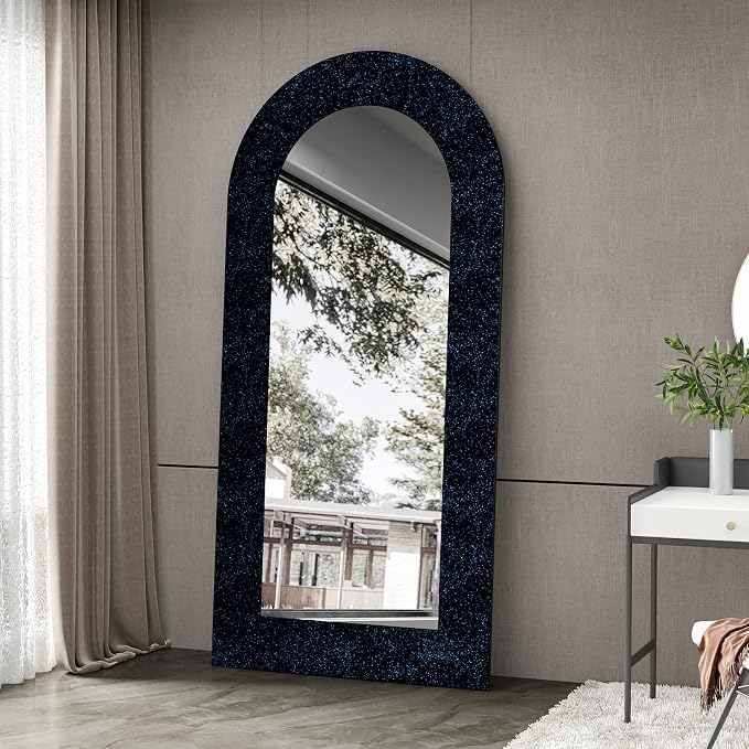 CRE8TIVE Black Blue Wallpaper Border Black Glitter Wallpaper Stick and Peel - Image 3