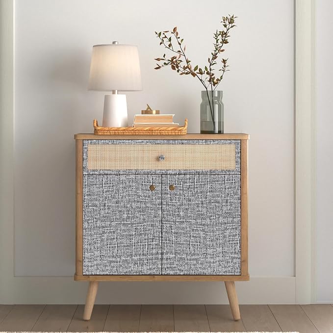 Yancorp 24"x120" Textured Fabric Wallpaper Faux Grasscloth Peel and Stick - Image 6
