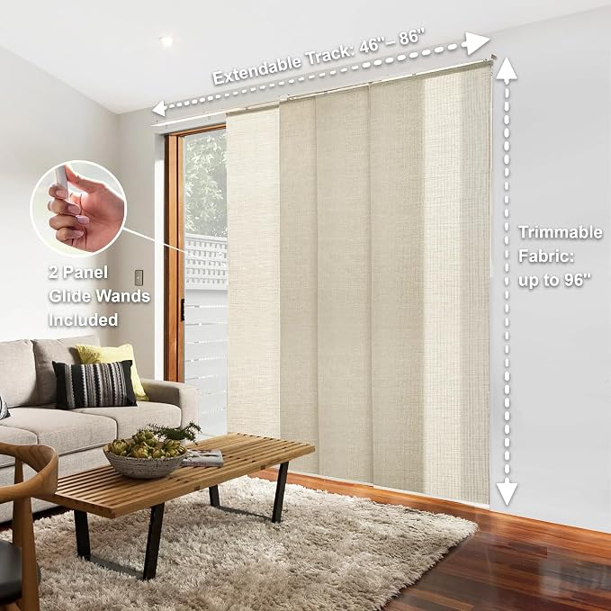 CHICOLOGY Panel Track Vertical Blinds - Image 2