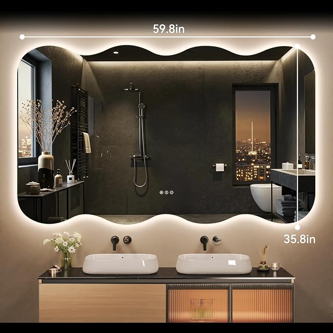 Hasipu Wavy Full Length Mirror - Image 2