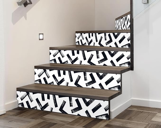 FLFK Black and White Design Wallpaper Border - Image 5