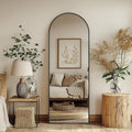 Antok 56" x15” Arched Full Length Floor Mirror, Free Standing/Wall Mount/Leaning by AntokMirror