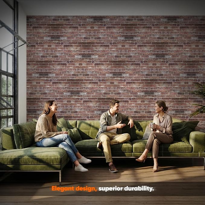 IZODEKOR 3D Wall Panels Brick Effect - Image 2