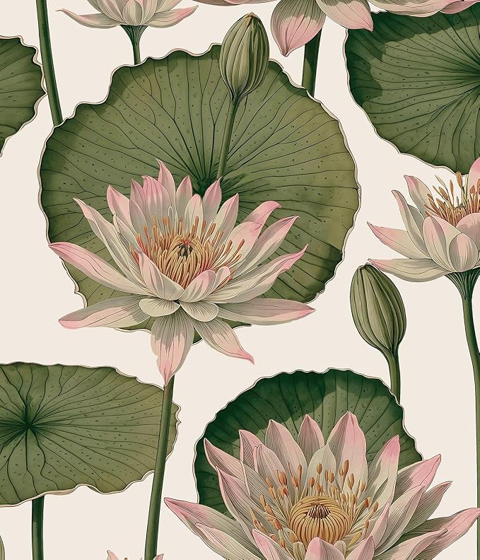 Orainege Floral Wallpaper Peel and Stick Floral Contact Paper Boho by Orainege
