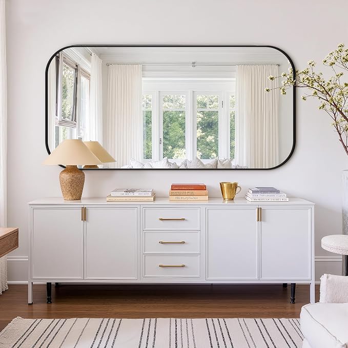 Bathroom Mirror for Wall, Large Bathroom Vanity Mirror for Over Sink 30 x 60 - Image 7