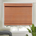 Letau No Drill No Tools Cordless Wood Window Shades Blinds, Bamboo Light by LETAU