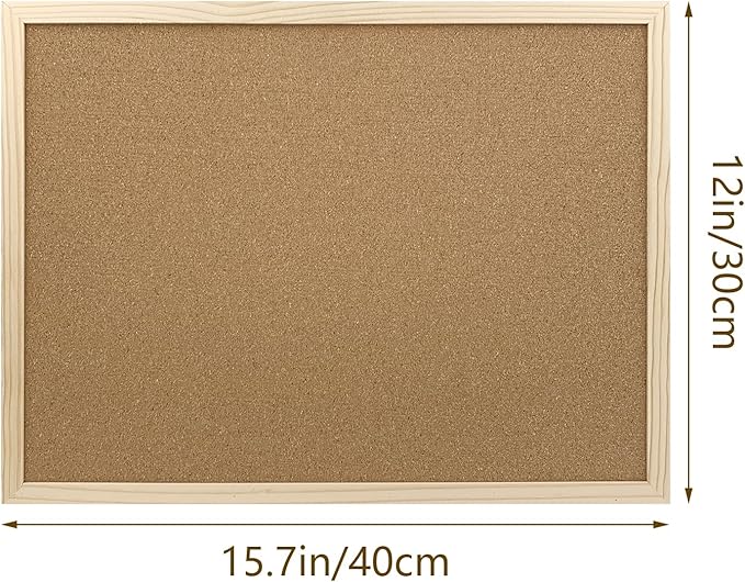 2 Pack Cork Board Bulletin Board, 15.7"X 11.81" inches - Image 4