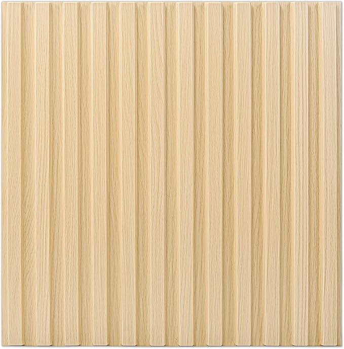 Art3d Slat Wall Panel, 3D Fluted Textured Panel 12-Tile 19.7 x 19.7in. - Image 2