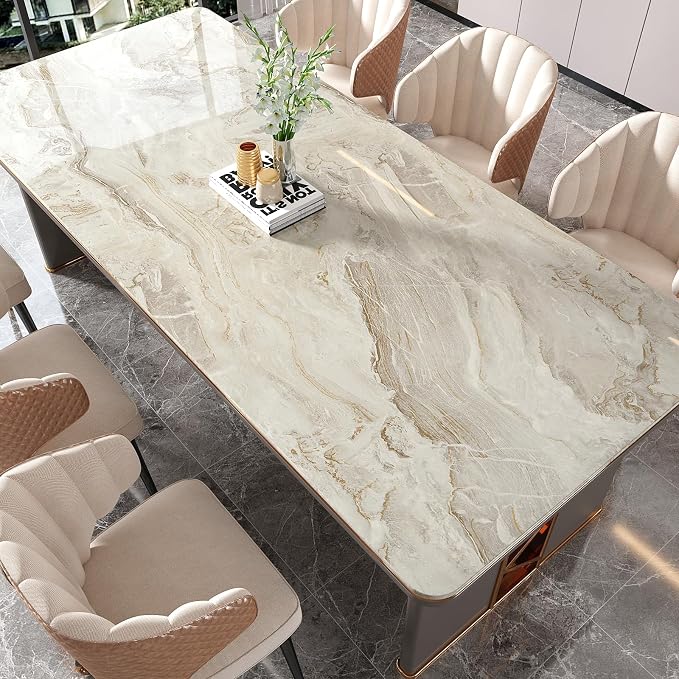 VEELIKE Large Size Marble Contact Paper Peel and Stick Countertops - Image 4