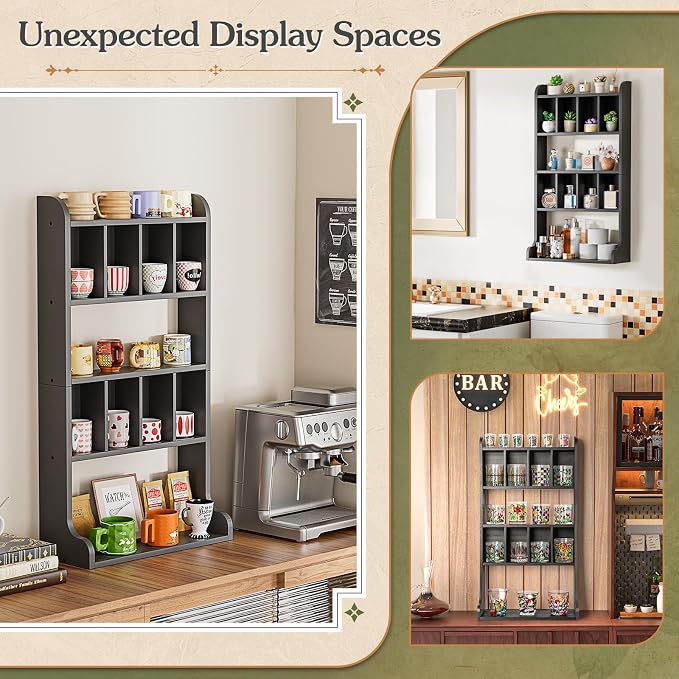 Keebofly Perfume Organizer Wall Mount & Large Cologne Display Case - Image 5