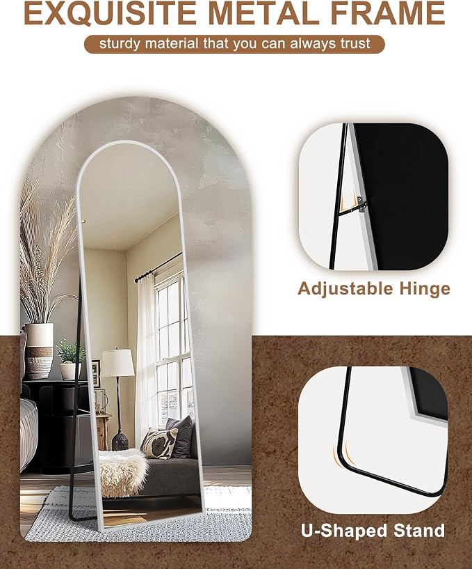 Delma Full Length Mirror, Large Floor Mirror - Image 5