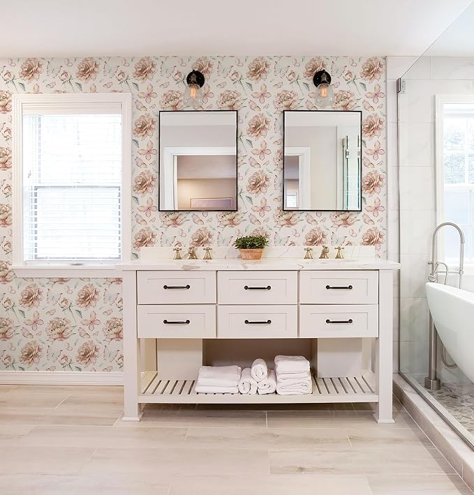 Safiyya Peel and Stick Wallpaper Floral Contact Paper - Image 7