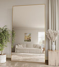 Koonmi 77"x38" Floor Mirror Full Length, Bedroom Floor Body Mirror by KOONMI
