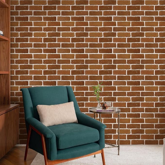 COMSTICKC 3D Faux Brick Wall Panels Peel and Stick Wall Stickers, Small Size - Image 7