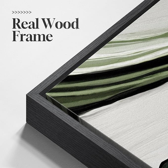 Large Framed Modern Abstract Wall Art - Image 6