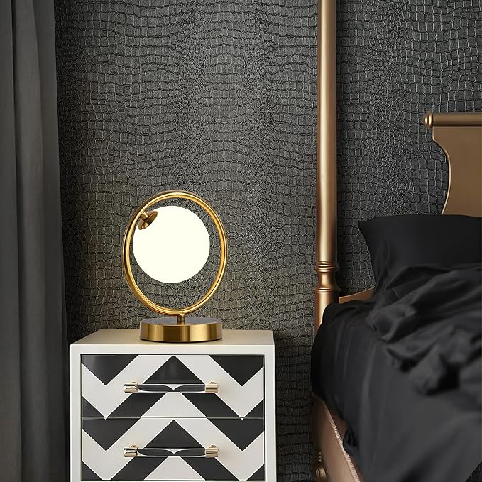 Zeeko Black Peel and Stick Wallpaper 17.3" x 590" Removable Crocodile Wallpaper - Image 6