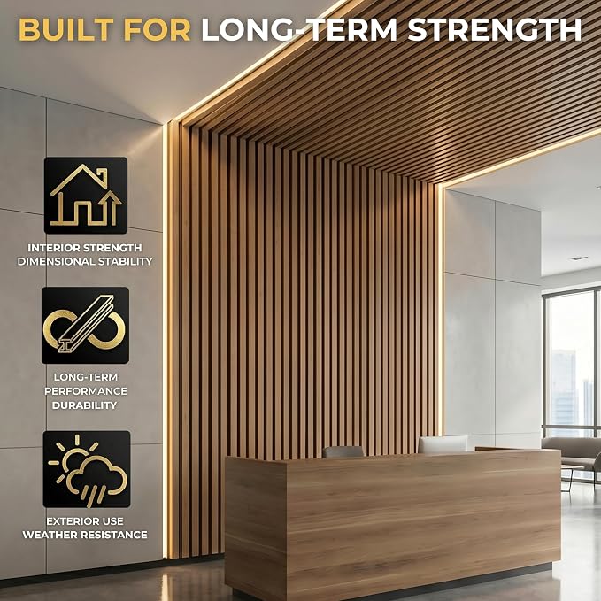 From Plain to Beautiful in Hours WPC Exterior Wall Slat Panels Waterproof - Image 5