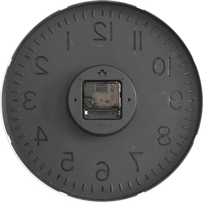 HZDHCLH Grey Wall Clock 12 Inch Silent Non Ticking Clock - Image 6