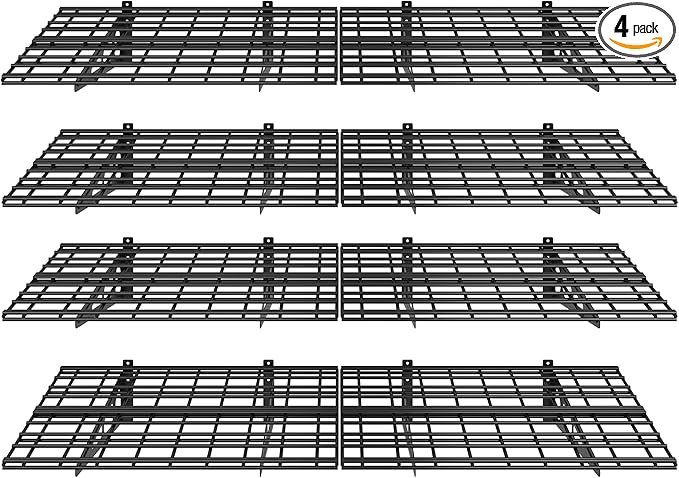 FLEXIMOUNTS 4-Pack 2x6ft 24-inch-by-72-inch Wall Shelf Garage Storage Rack by FLEXIMOUNTS