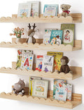 Shario Nursery Book Shelves, Scalloped Shelves, Wall Book Shelves by Shario