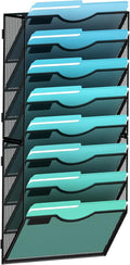 Gawerk 8-Tier Wall File Organizer Hanging Wall File Holder Wall Mount Paper by Gawerk
