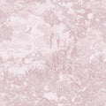 Heroad Peel and Stick Wallpaper Pink and White Vintage Forest Animals Floral by HeroadBrand
