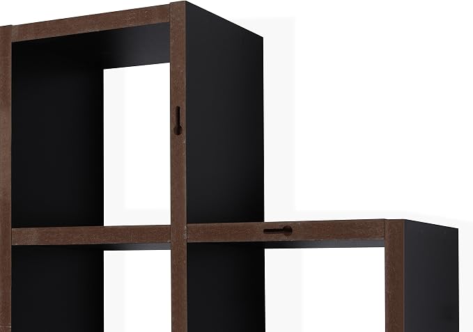 Danya B. Cubby Chessboard Wall Shelf – Black - Image 5