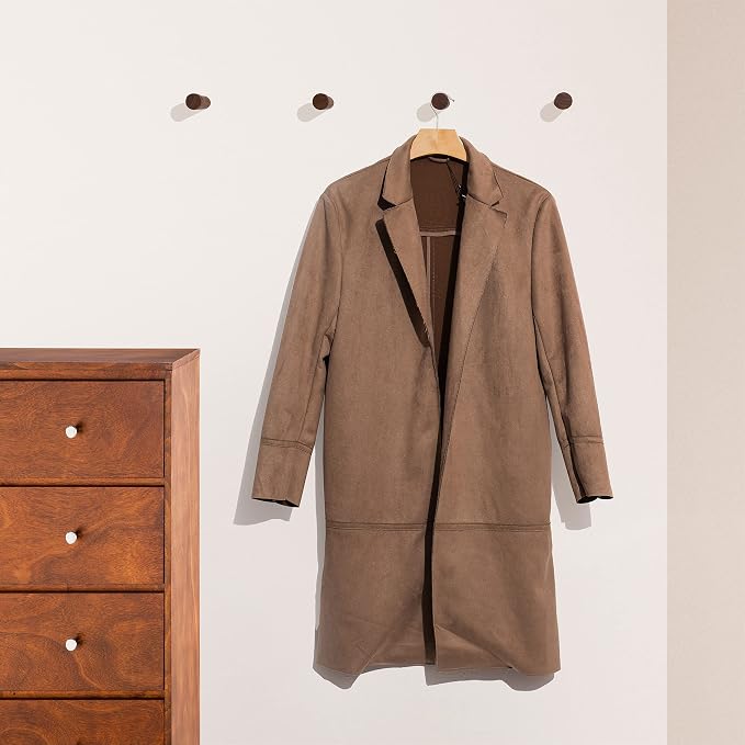 NAUMOO Natural Wooden Wall Mounted Hooks - Image 7
