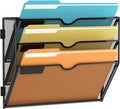 SUPEASY 3 Tier Wall File Organizer, Hanging Wall Mounted Mail Organizer by SUPEASY