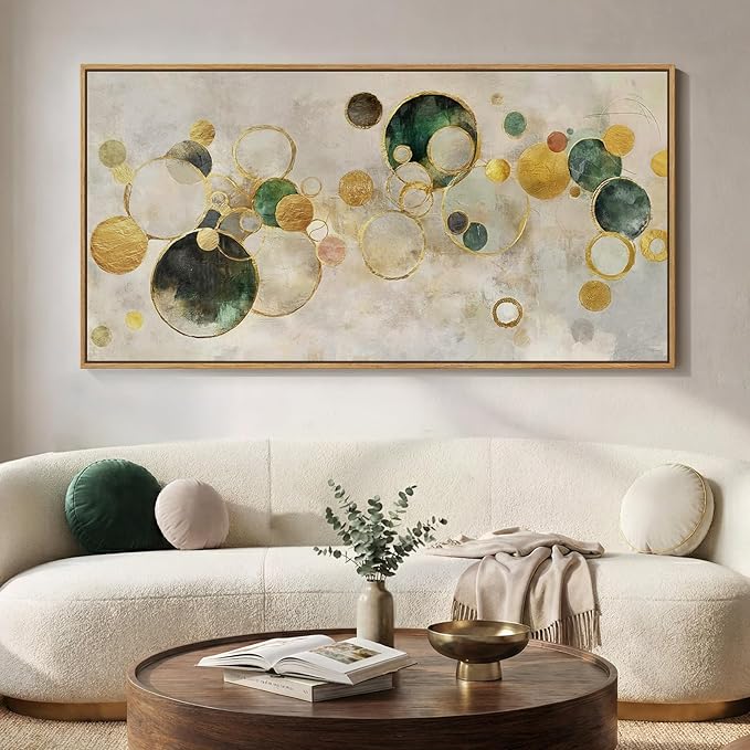 Extra Large Framed Abstract Wall Art by Cuspin